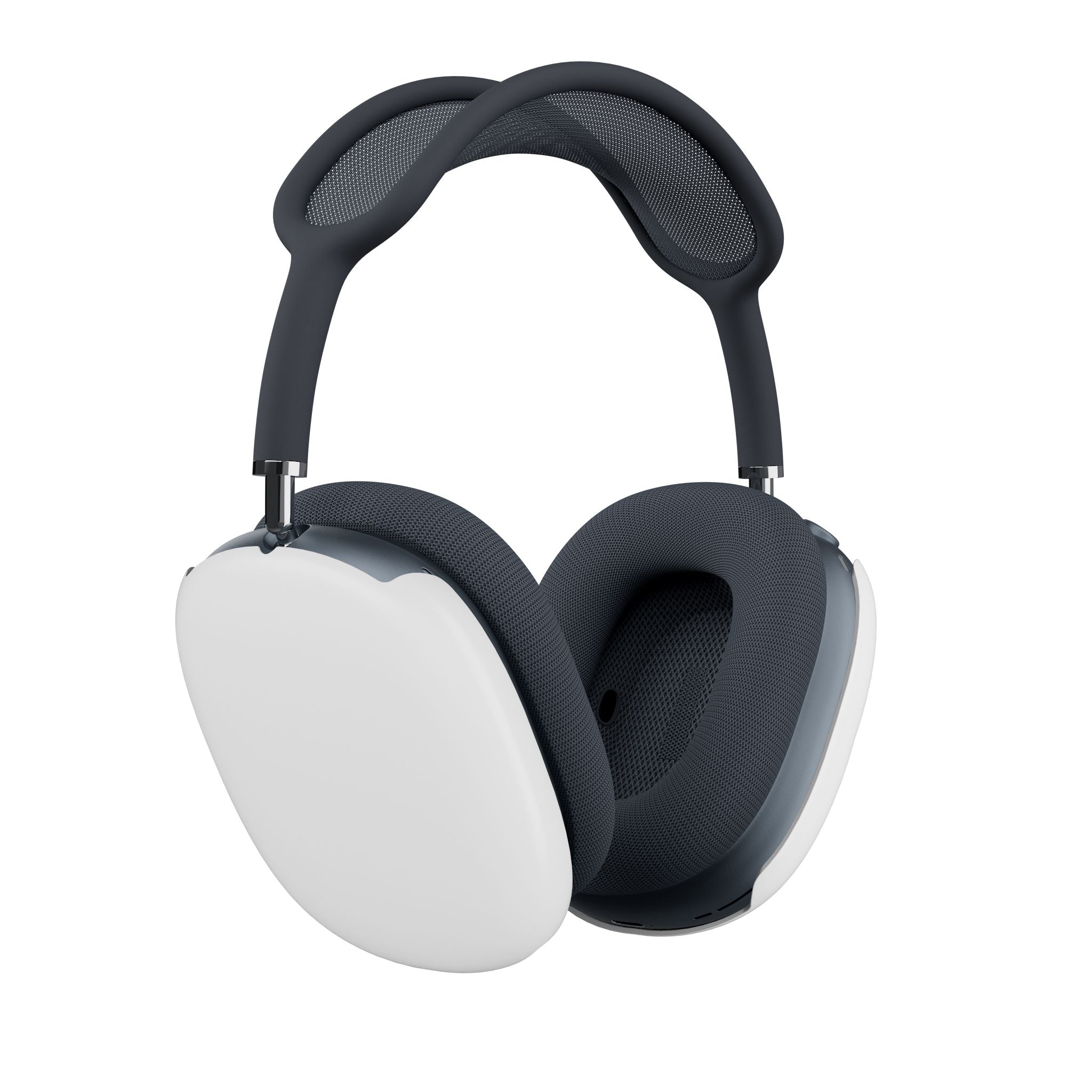 AirPods Max Case — Retro Travel Logo White Shell Protector