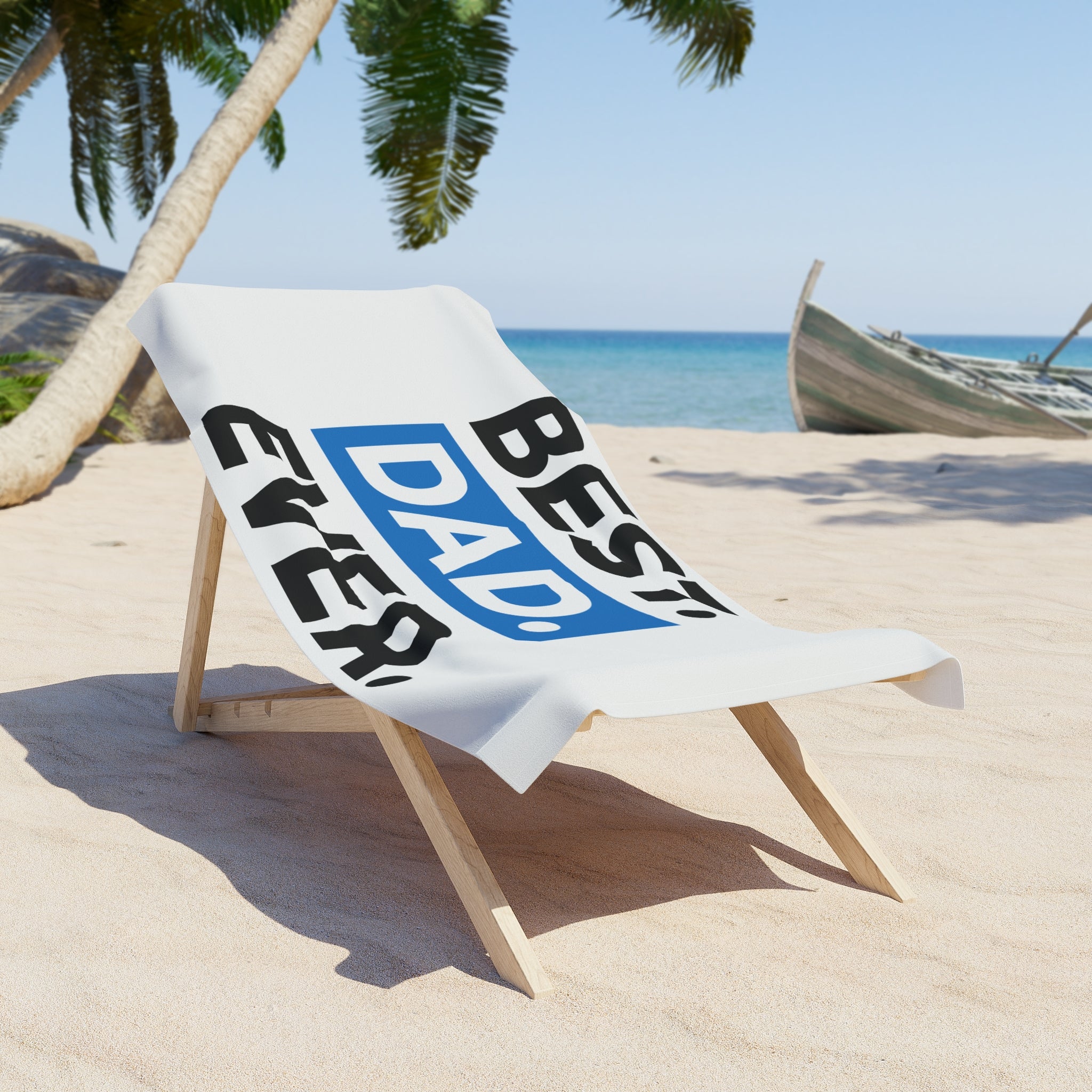 Best. Dad. Ever. Beach Towel — Father’s Day Gift Beach Towel