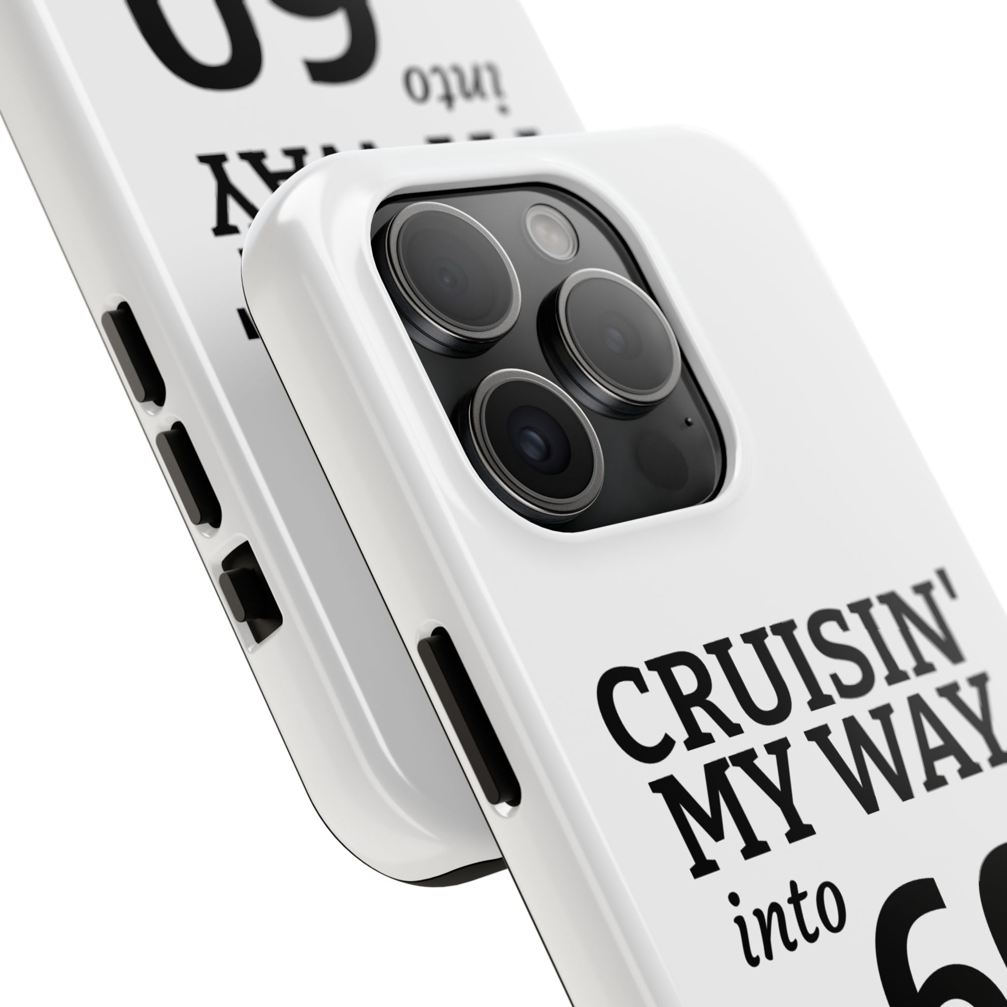 Cruisin' My Way into 60 Tough Phone Case — 60th Birthday Retro Celebration