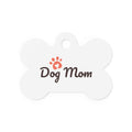 Dog Mom Bone Pet Tag — Personalized Cute Paw ID Tag for Dogs