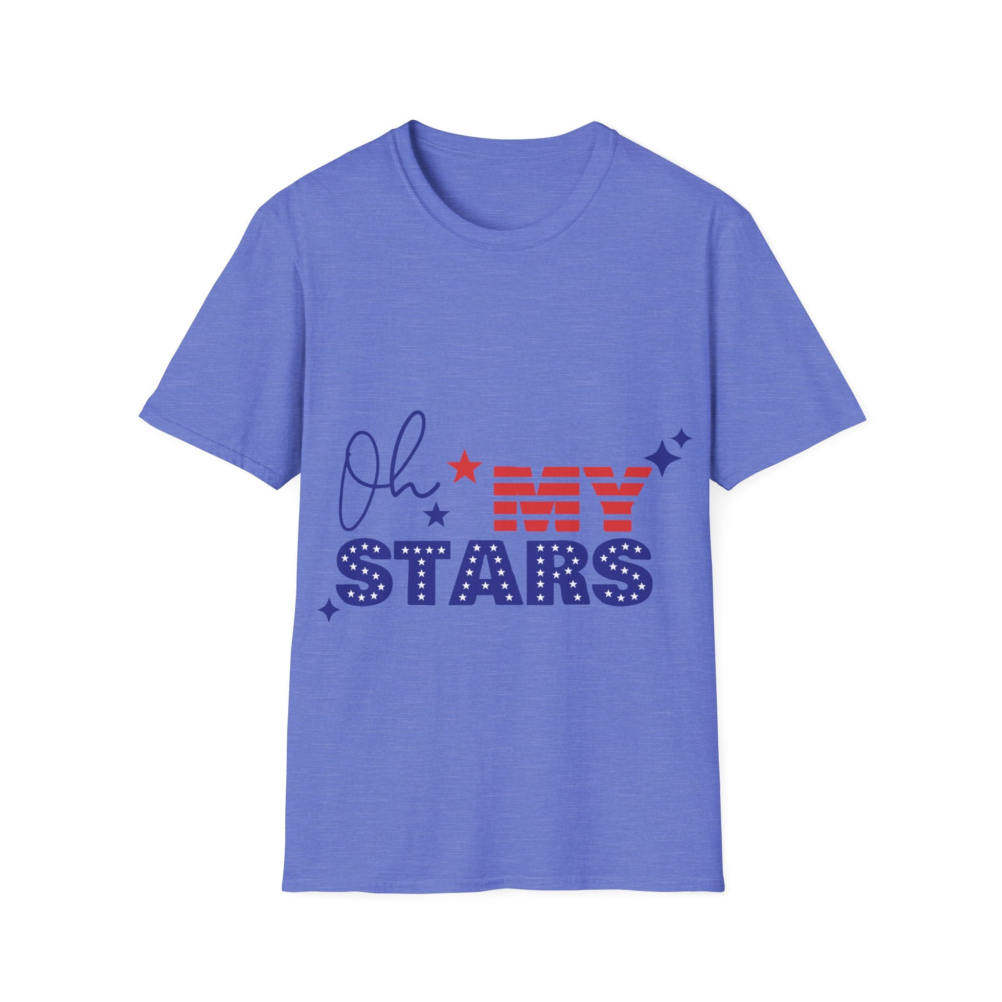 Oh My Stars Patriotic T-Shirt — Fourth of July USA Flag Design