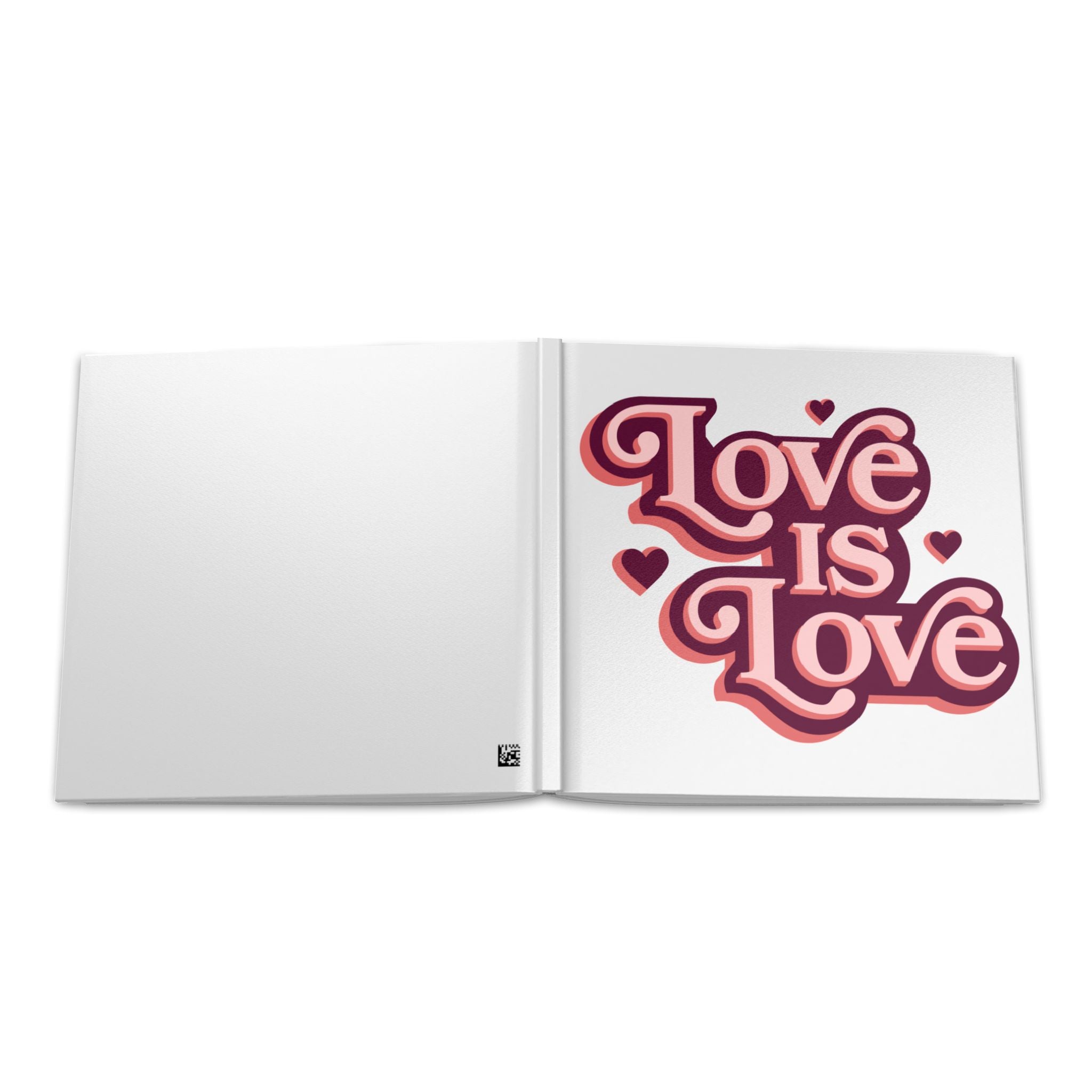 Love Is Love Hardcover Photo Book — Retro Pride Keepsake