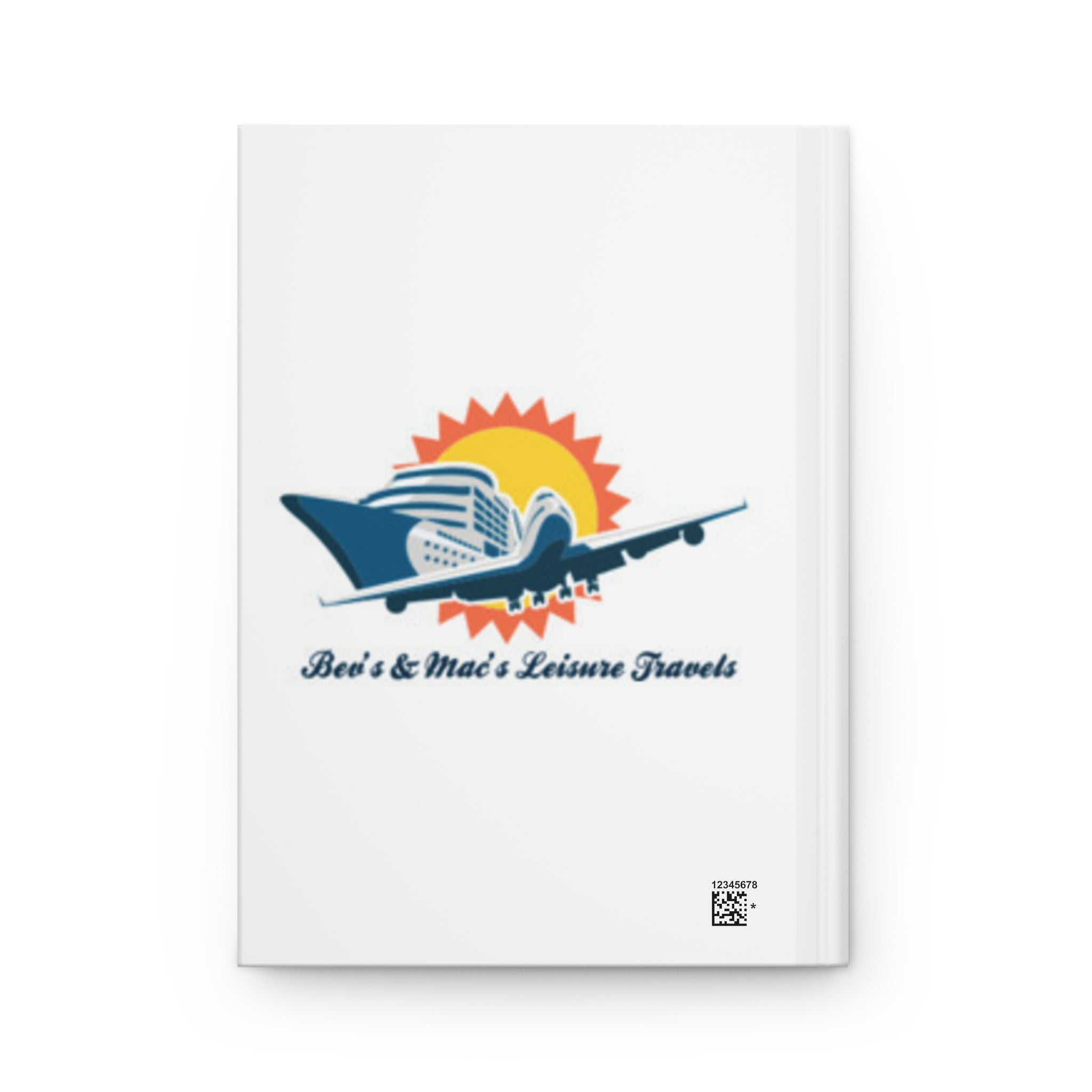 Travel Journal — "Bea's & Mac's Leisure Travels" Hardcover Notebook