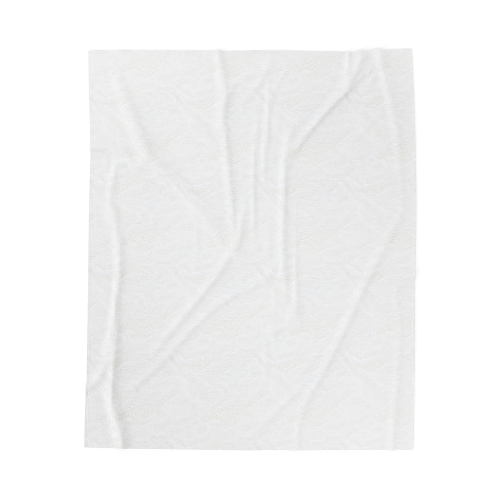 Travel Logo Velveteen Plush Blanket – Retro Plane & Sun Throw