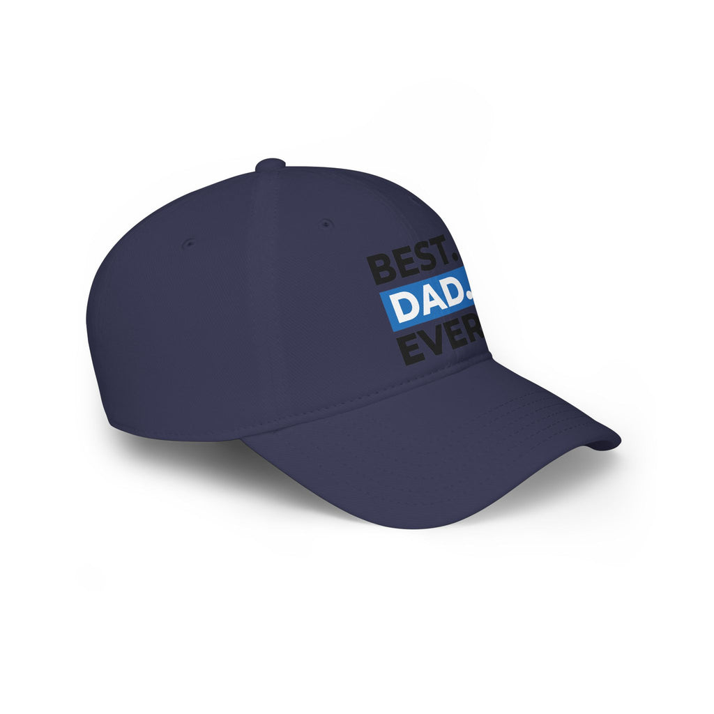 Best. Dad. Ever. Baseball Cap — Father’s Day Red Low Profile Hat