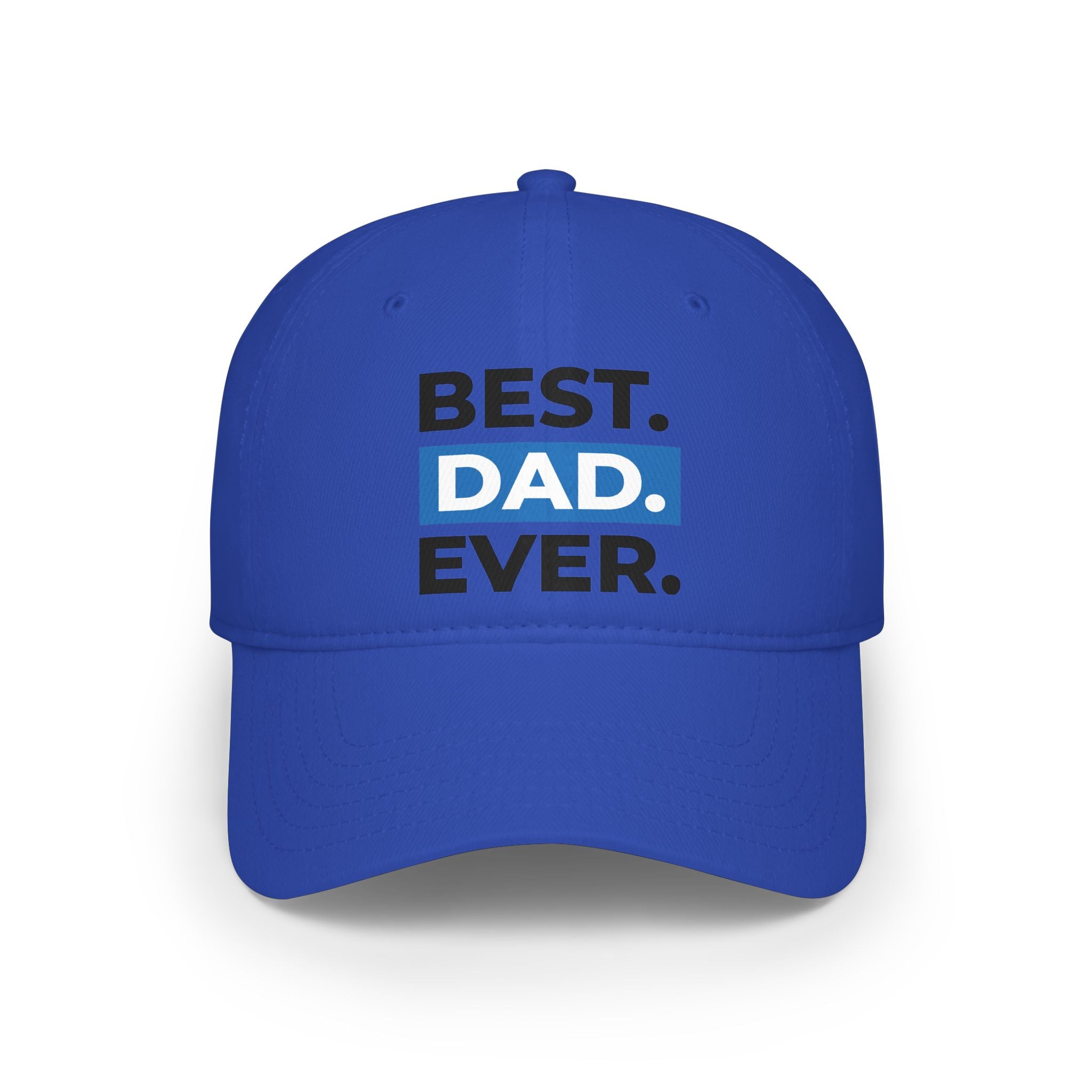 Best. Dad. Ever. Baseball Cap — Father’s Day Red Low Profile Hat