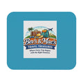 Travel Treasures Mouse Pad — Bev’s & Mac’s Logo Desk Mat
