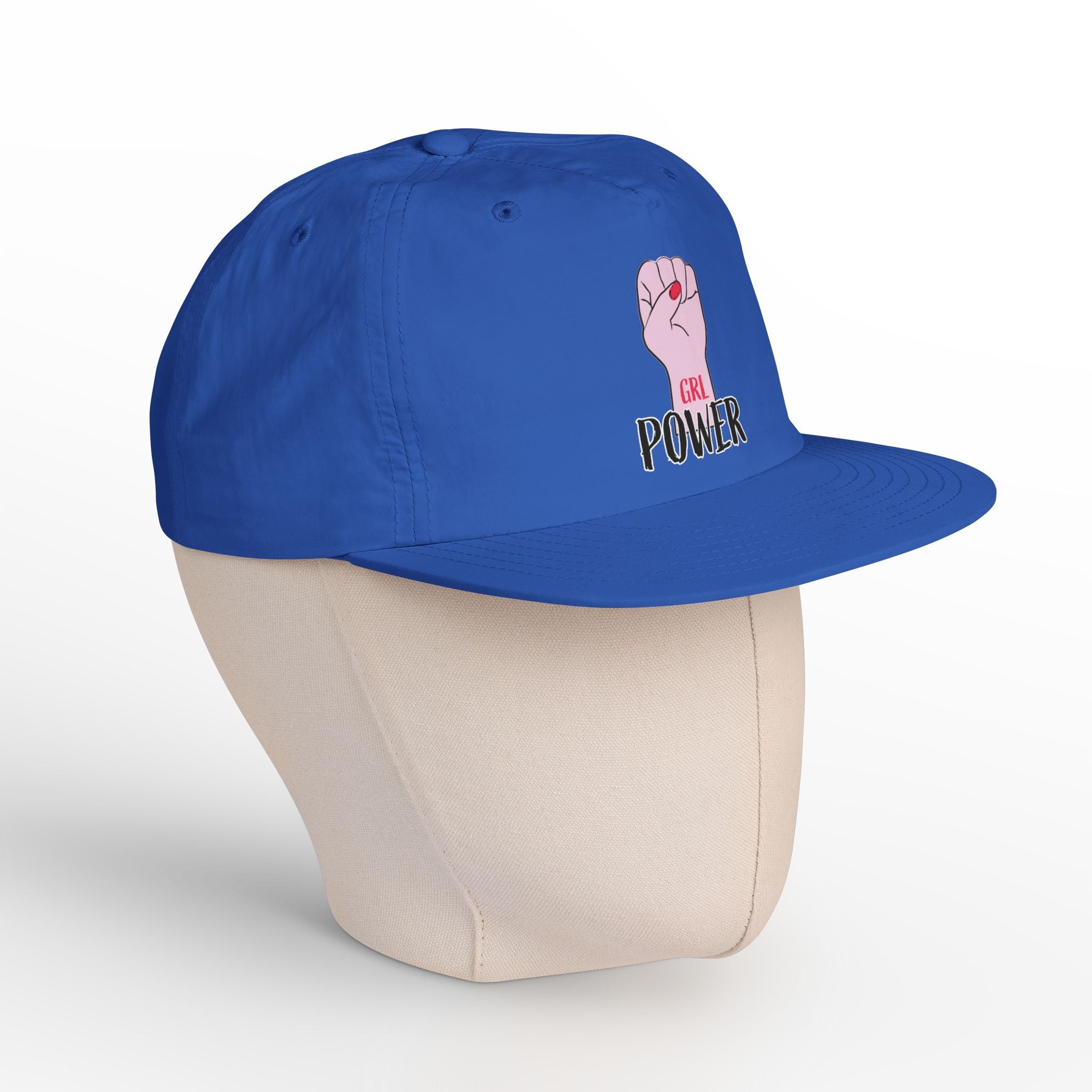 Surf Cap — "GRL POWER" Raised Fist Embroidered Surf Cap