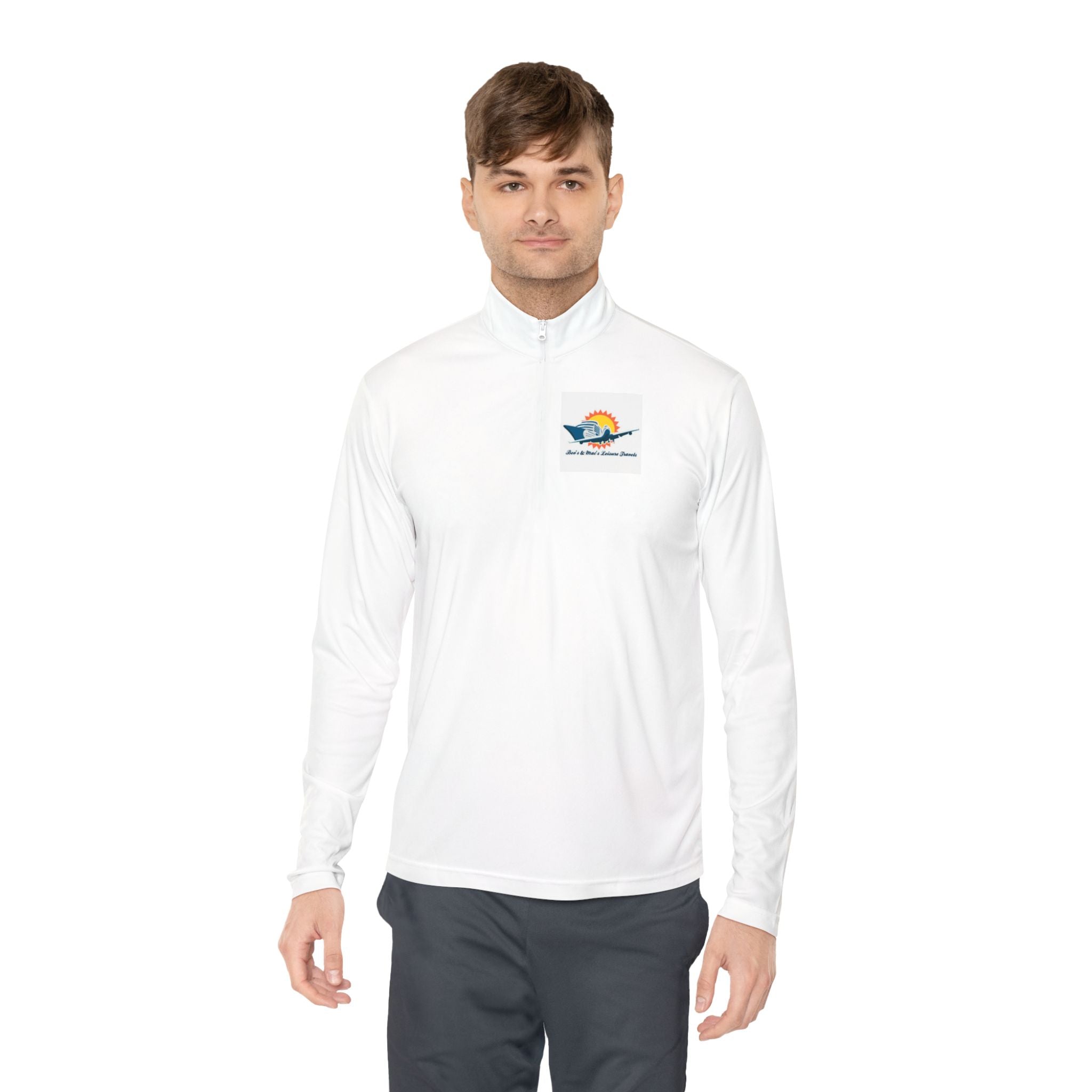 Sunset Surf Logo Quarter-Zip Pullover