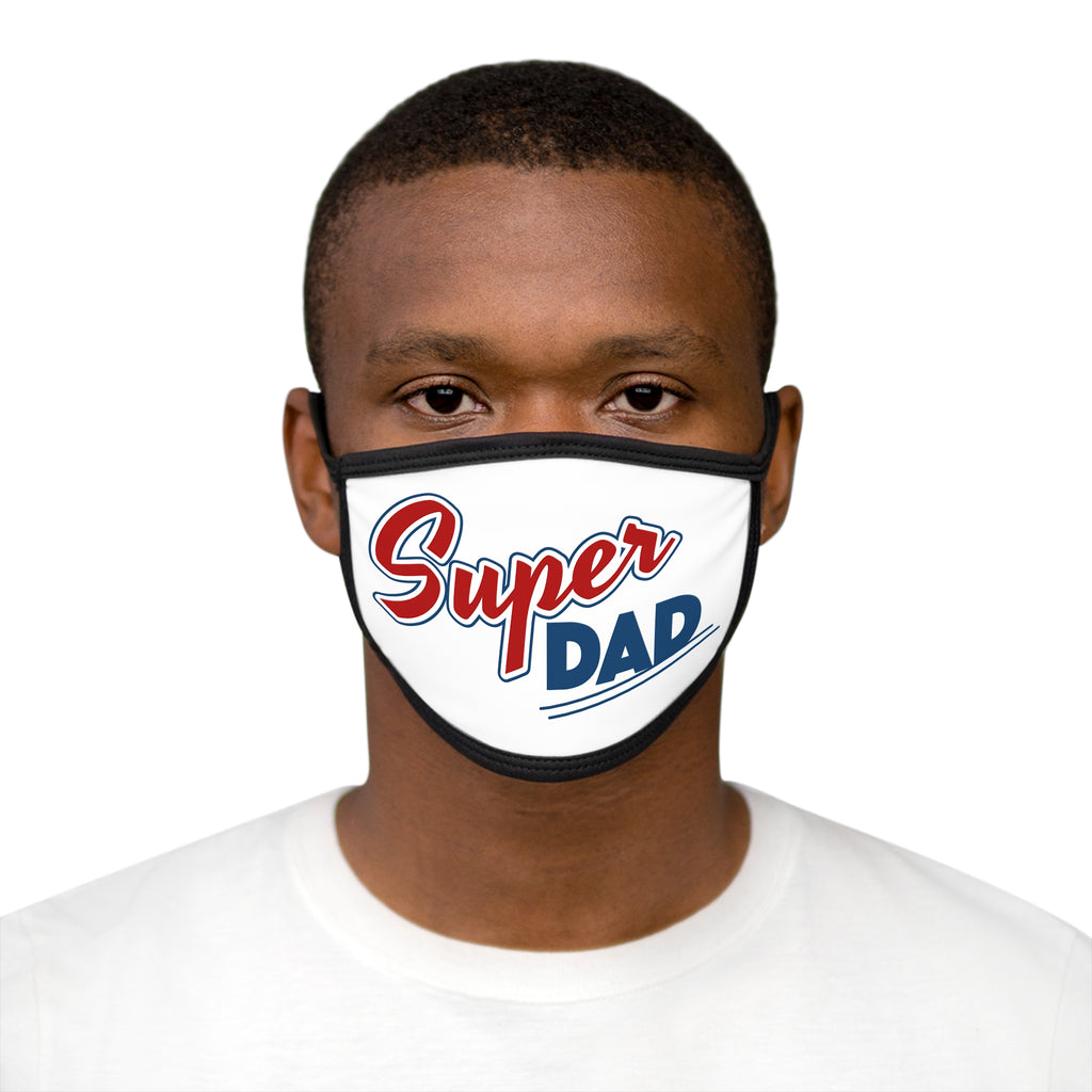 Super Dad Face Mask — Father's Day Mask with Retro Script