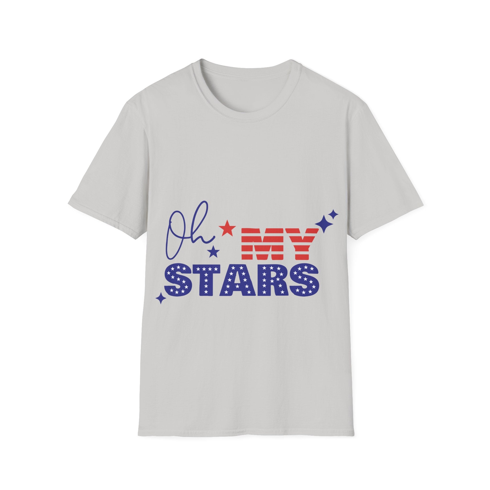 Oh My Stars Patriotic T-Shirt — Fourth of July USA Flag Design