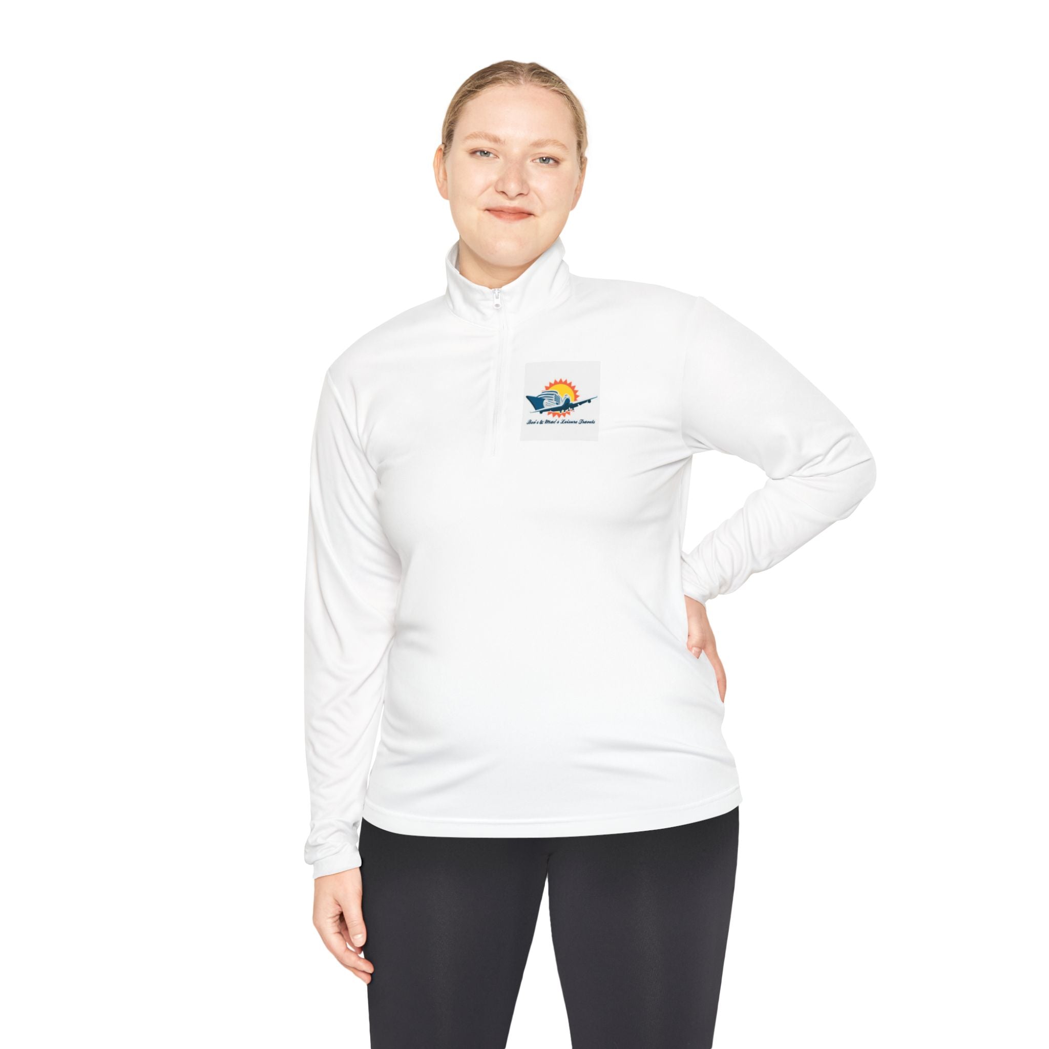 Sunset Surf Logo Quarter-Zip Pullover