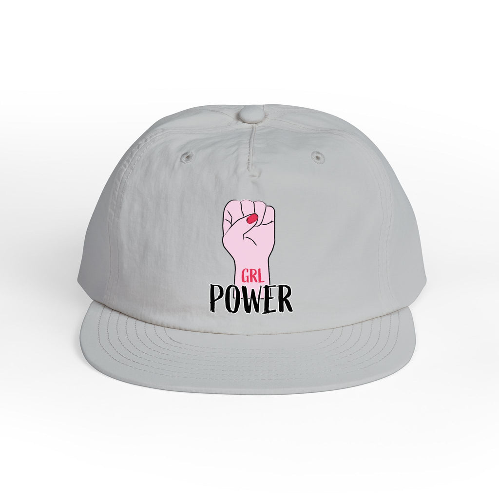 Surf Cap — "GRL POWER" Raised Fist Embroidered Surf Cap