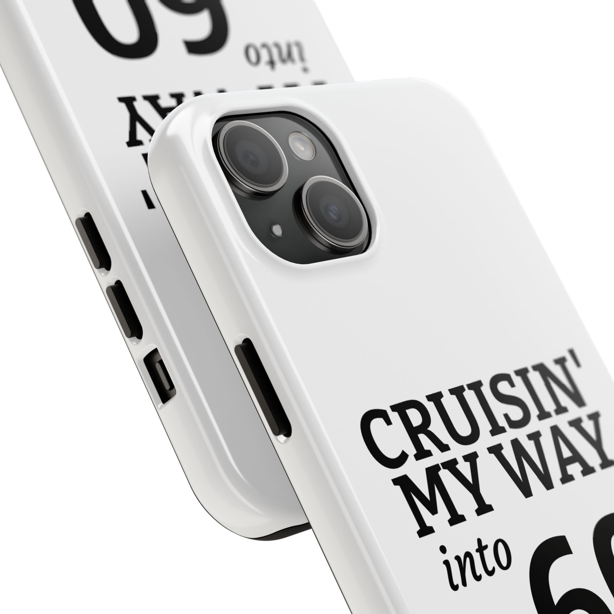 Cruisin' My Way into 60 Tough Phone Case — 60th Birthday Retro Celebration