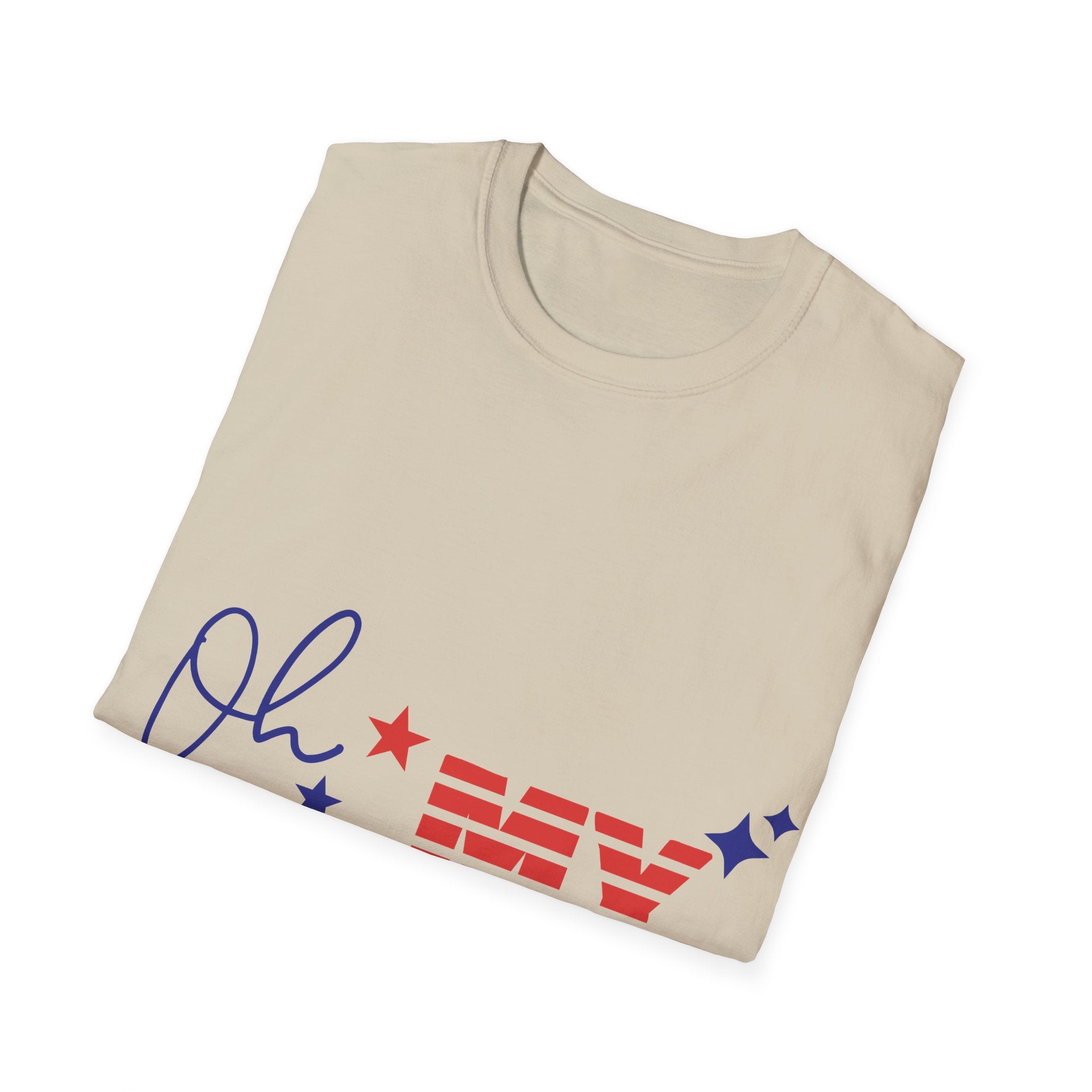 Oh My Stars Patriotic T-Shirt — Fourth of July USA Flag Design