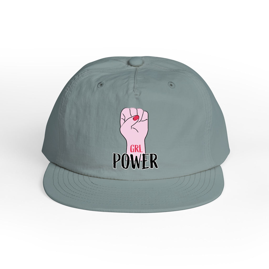 Surf Cap — "GRL POWER" Raised Fist Embroidered Surf Cap