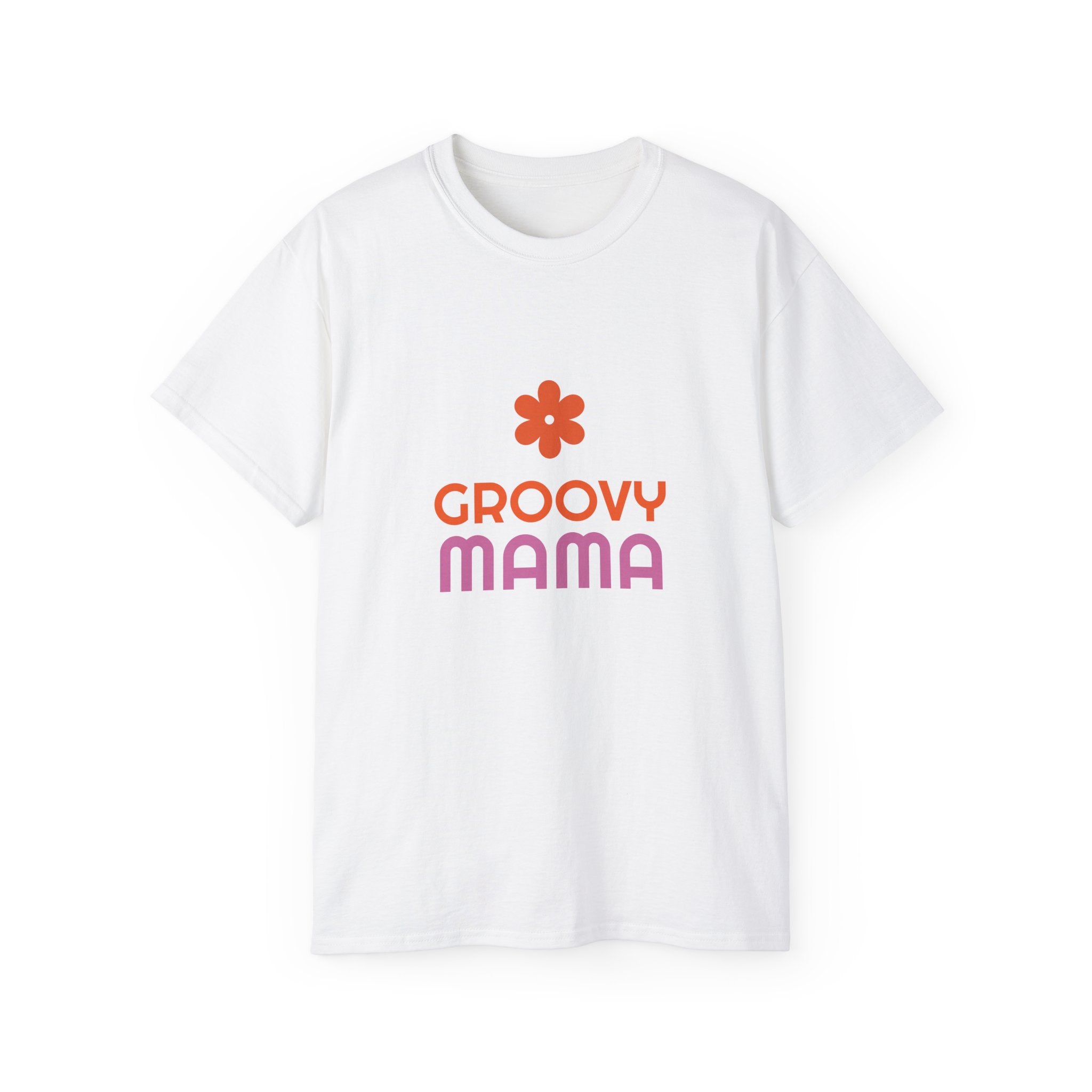 Groovy Mama Tee — Retro Flower Mother’s Day Gift