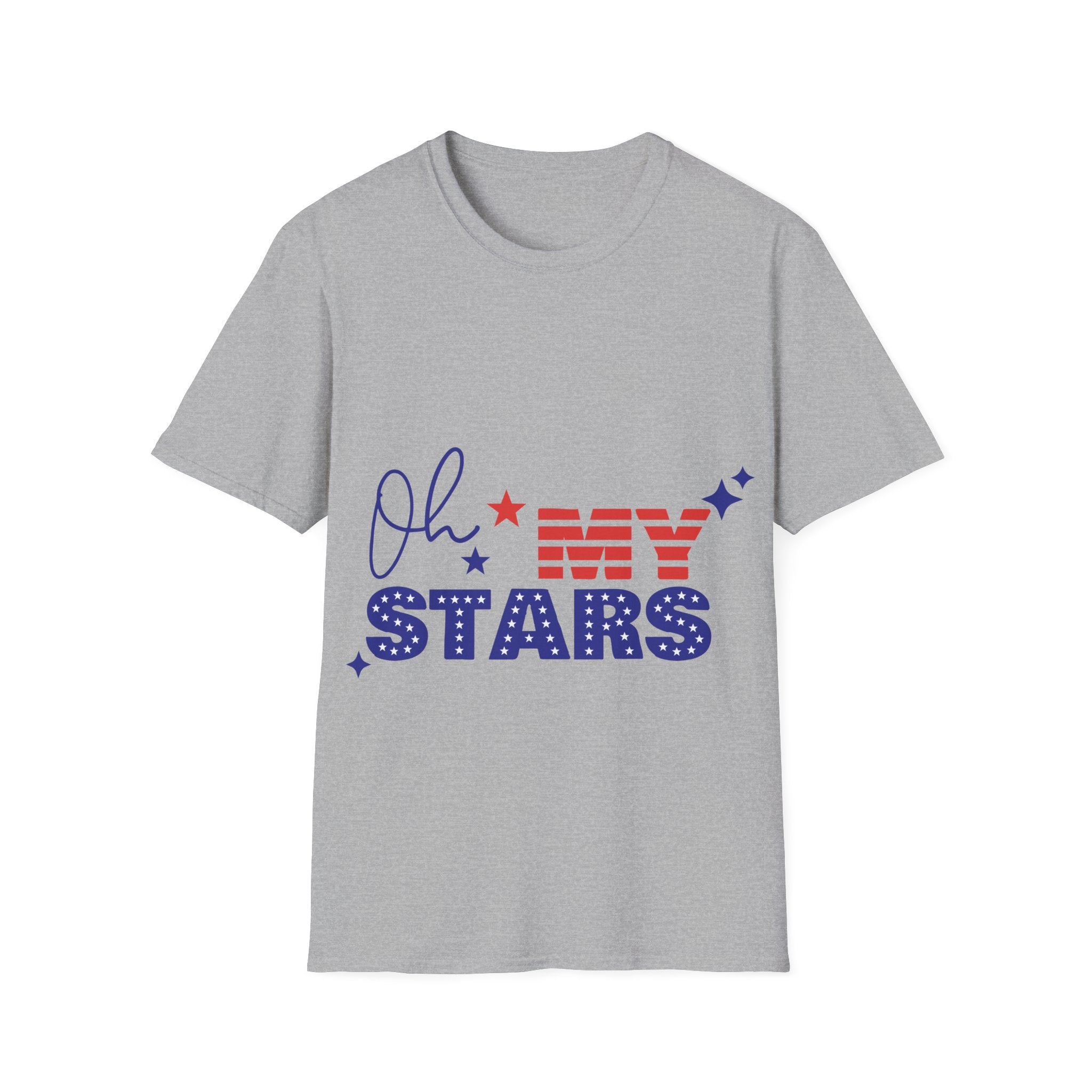 Oh My Stars Patriotic T-Shirt — Fourth of July USA Flag Design