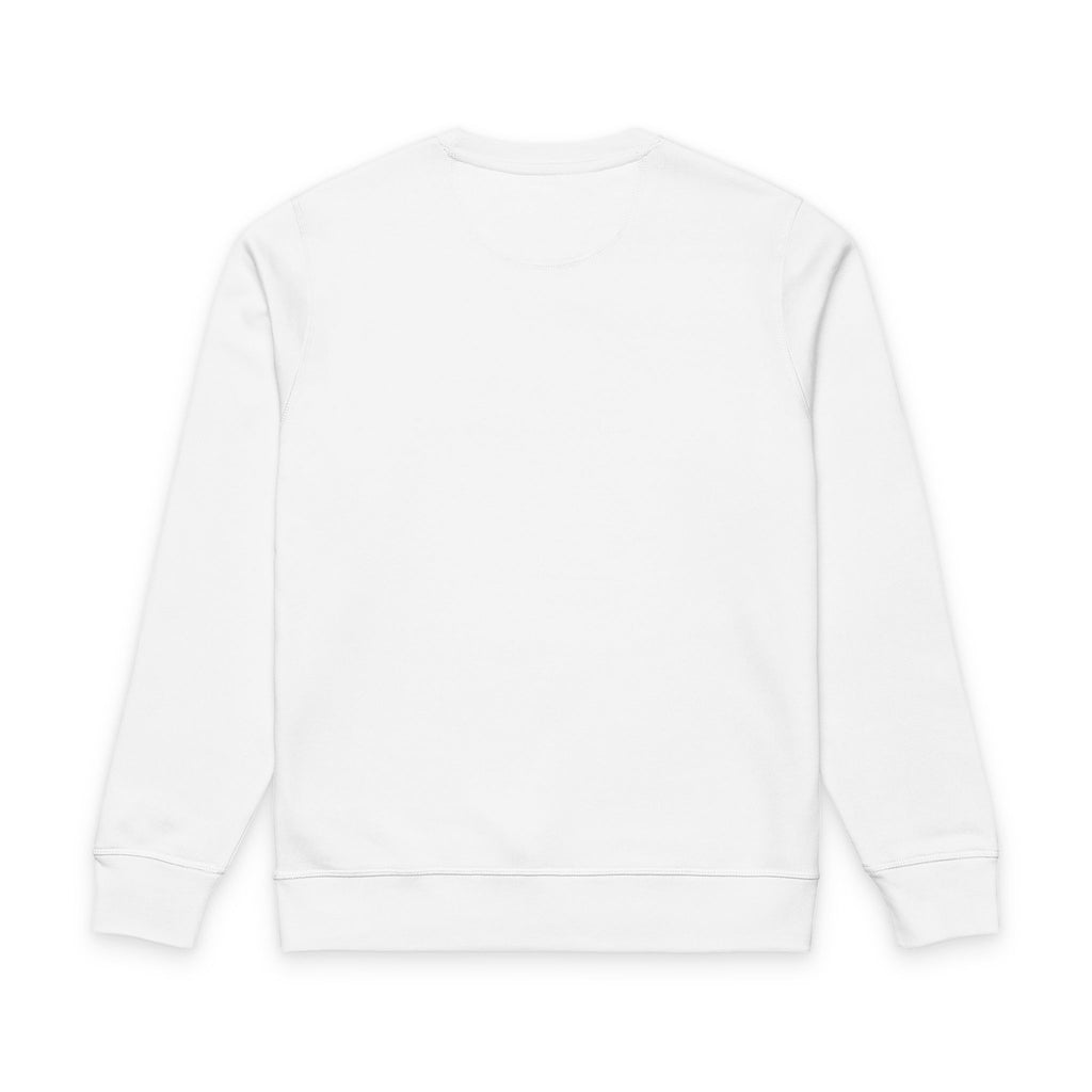 Dog Dad Sweatshirt – Minimal Paw Graphic Organic Crewneck