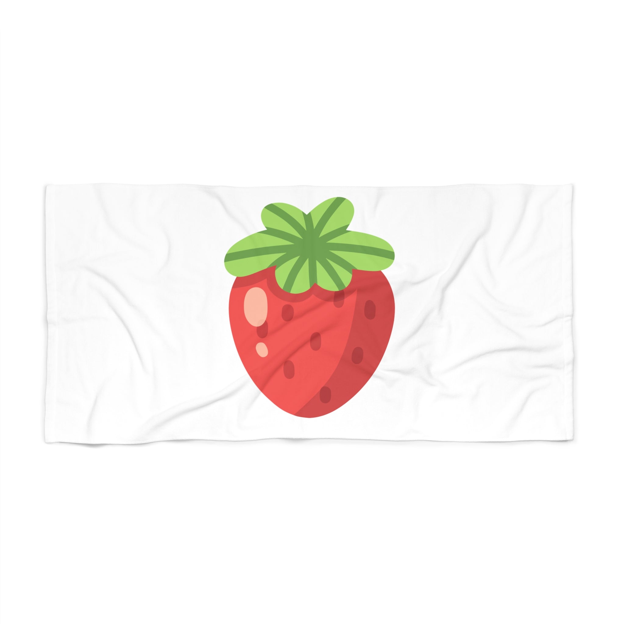 Strawberry Beach Towel – Cute Fruit Summer Pool & Beach Towel