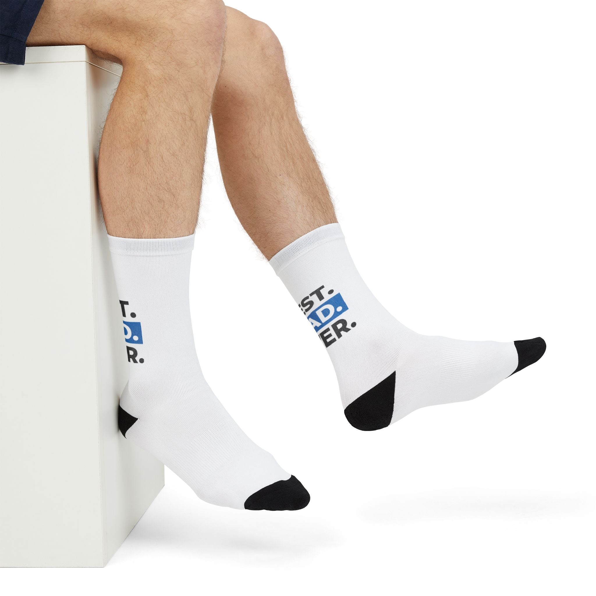 Best. Dad. Ever. Sublimation Crew Socks - Father’s Day Gift