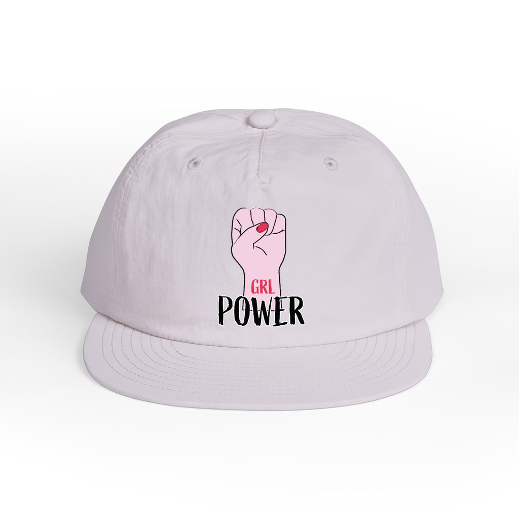 Surf Cap — "GRL POWER" Raised Fist Embroidered Surf Cap