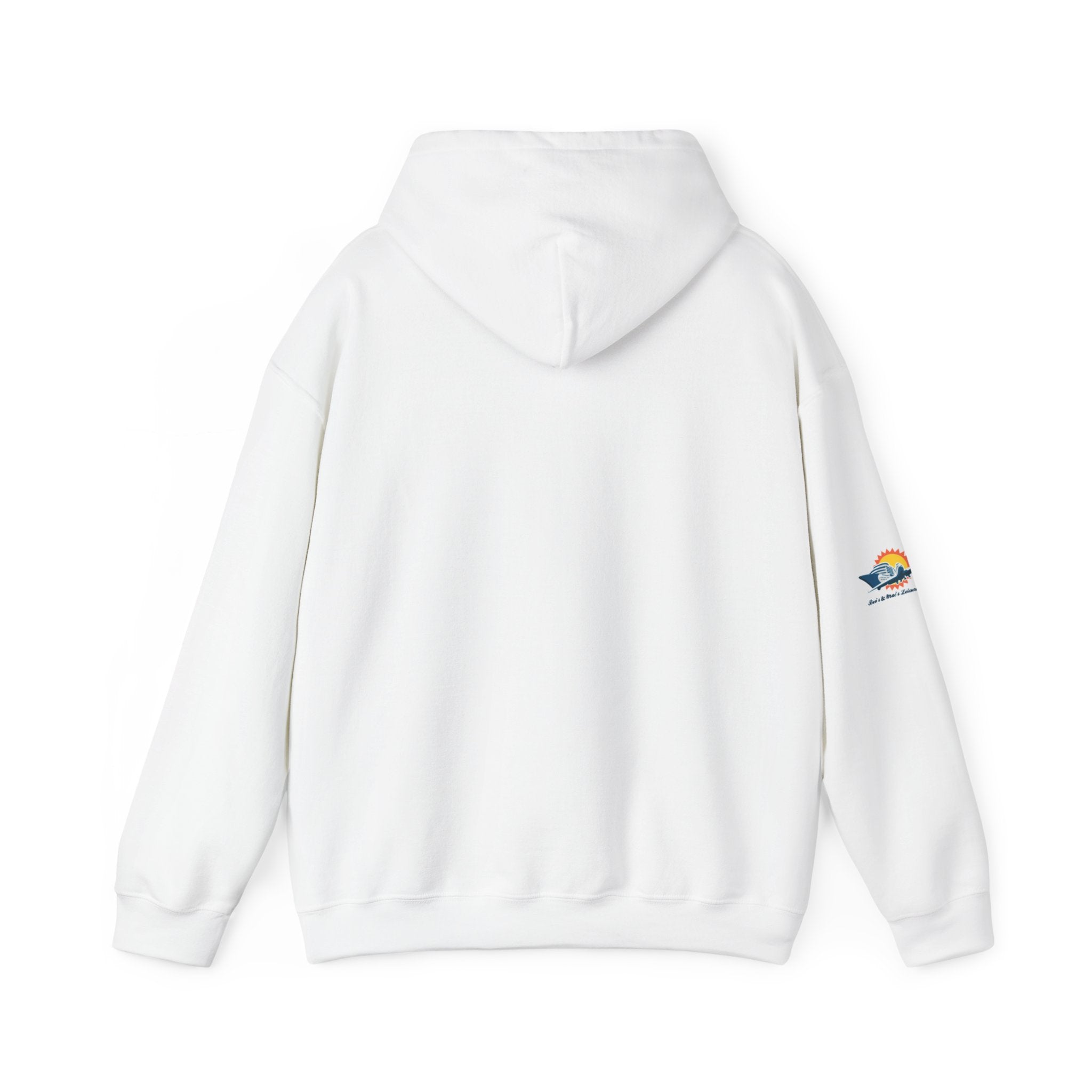Cruise Line Sunset Hoodie — "She's a Meri's Leisure Cruises" Logo Sweatshirt