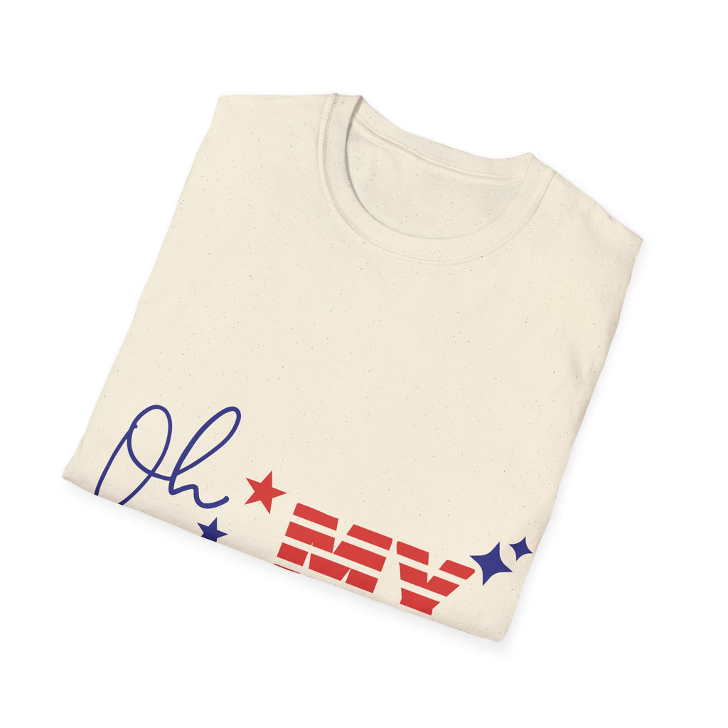 Oh My Stars Patriotic T-Shirt — Fourth of July USA Flag Design