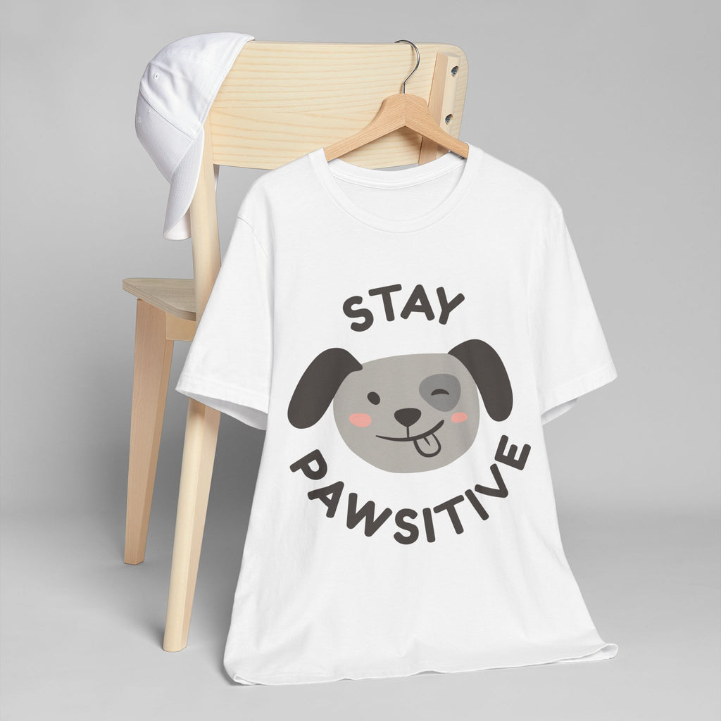 Stay Pawsitive Dog T-Shirt