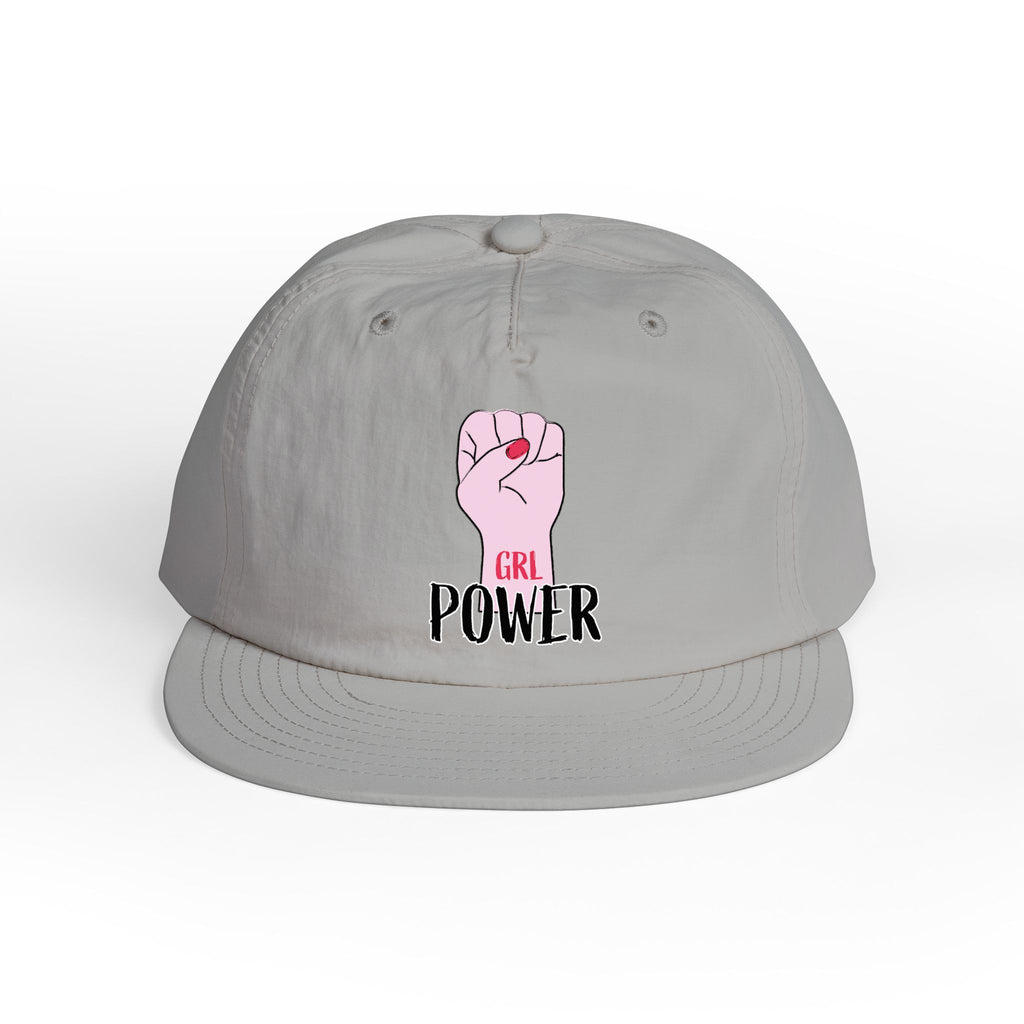 Surf Cap — "GRL POWER" Raised Fist Embroidered Surf Cap