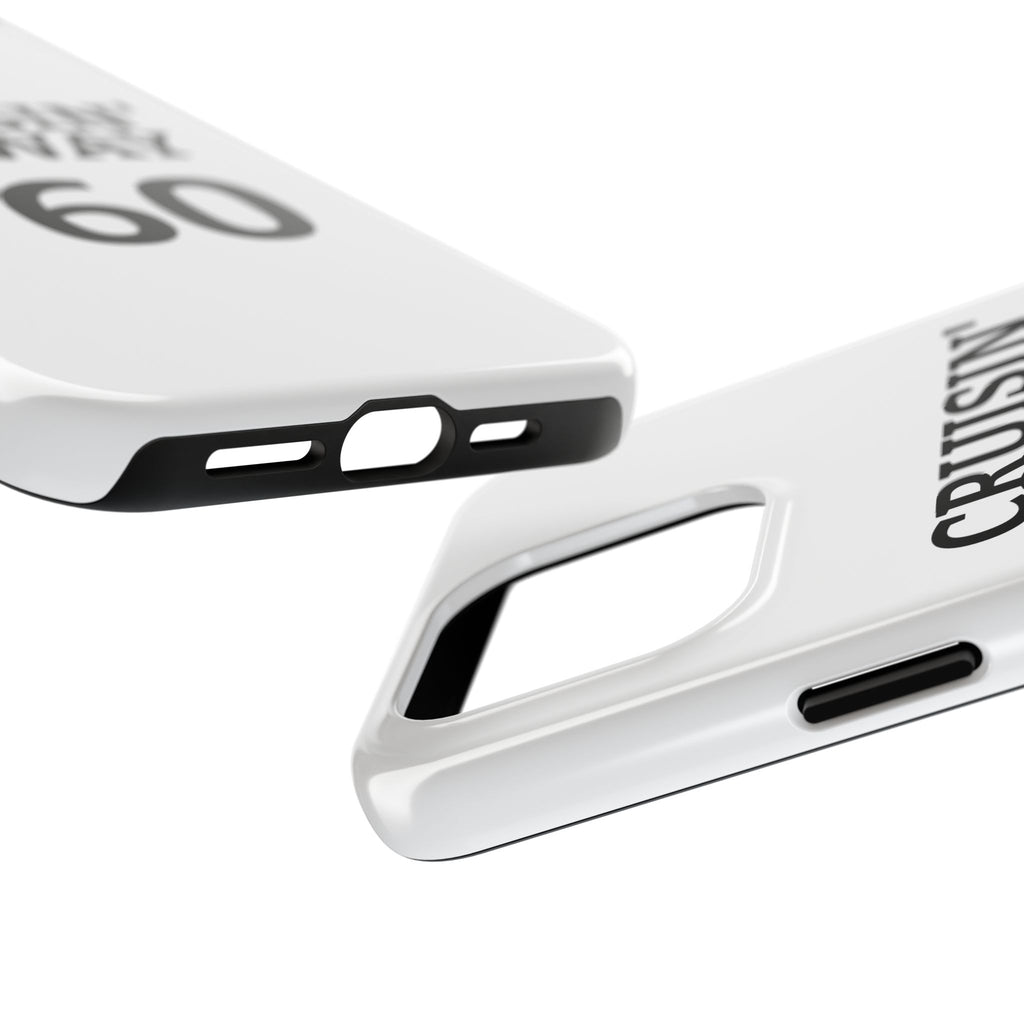 Cruisin' My Way into 60 Tough Phone Case — 60th Birthday Retro Celebration