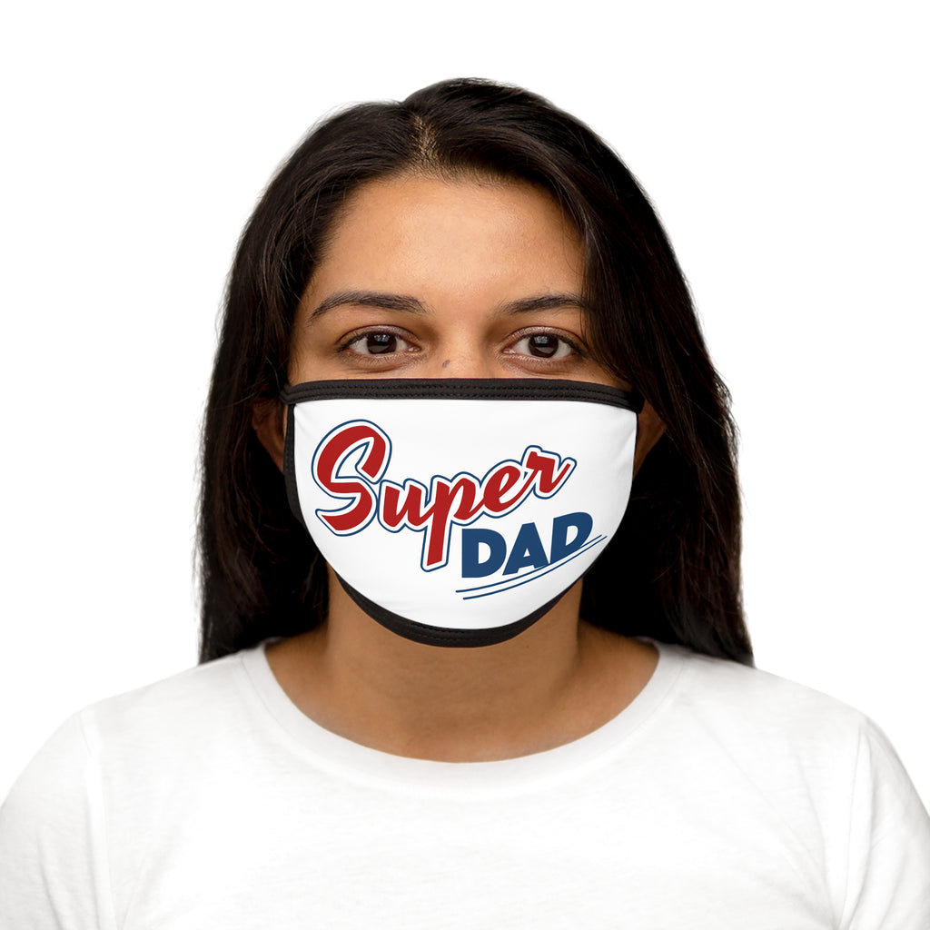 Super Dad Face Mask — Father's Day Mask with Retro Script