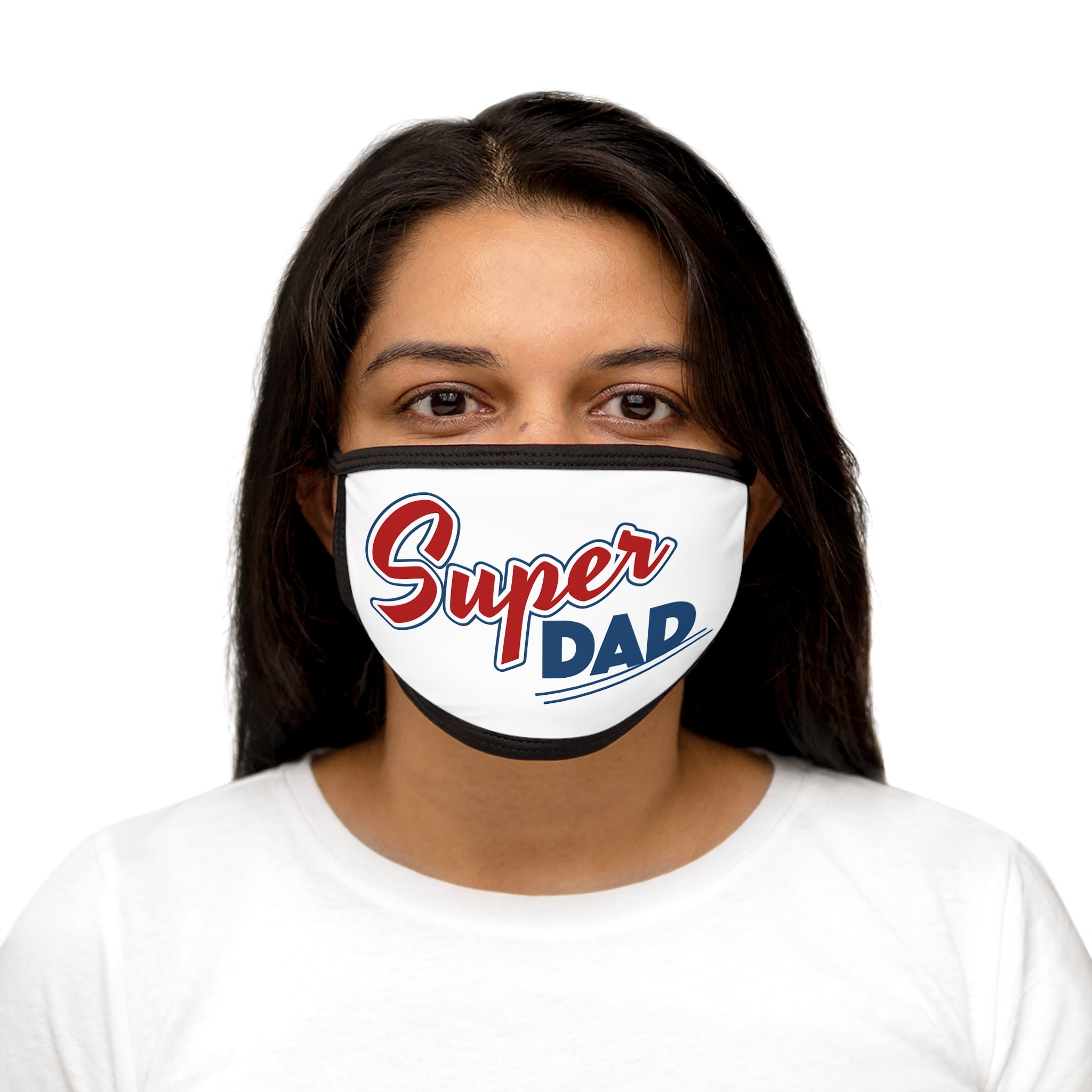 Super Dad Face Mask — Father's Day Mask with Retro Script