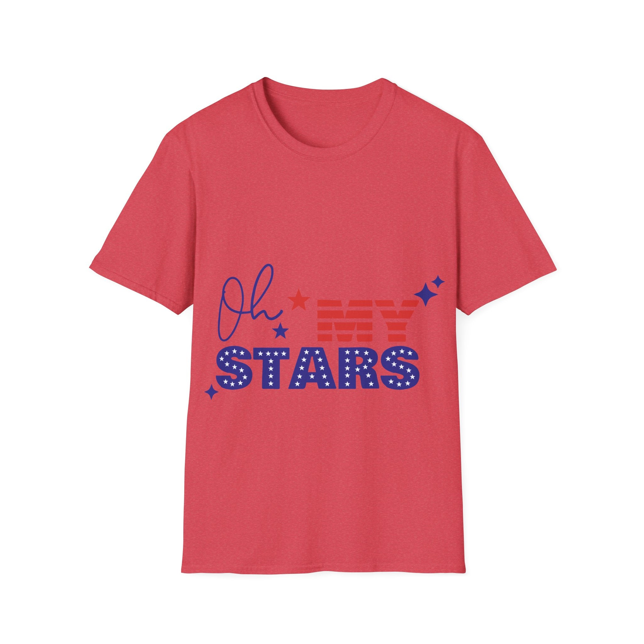 Oh My Stars Patriotic T-Shirt — Fourth of July USA Flag Design