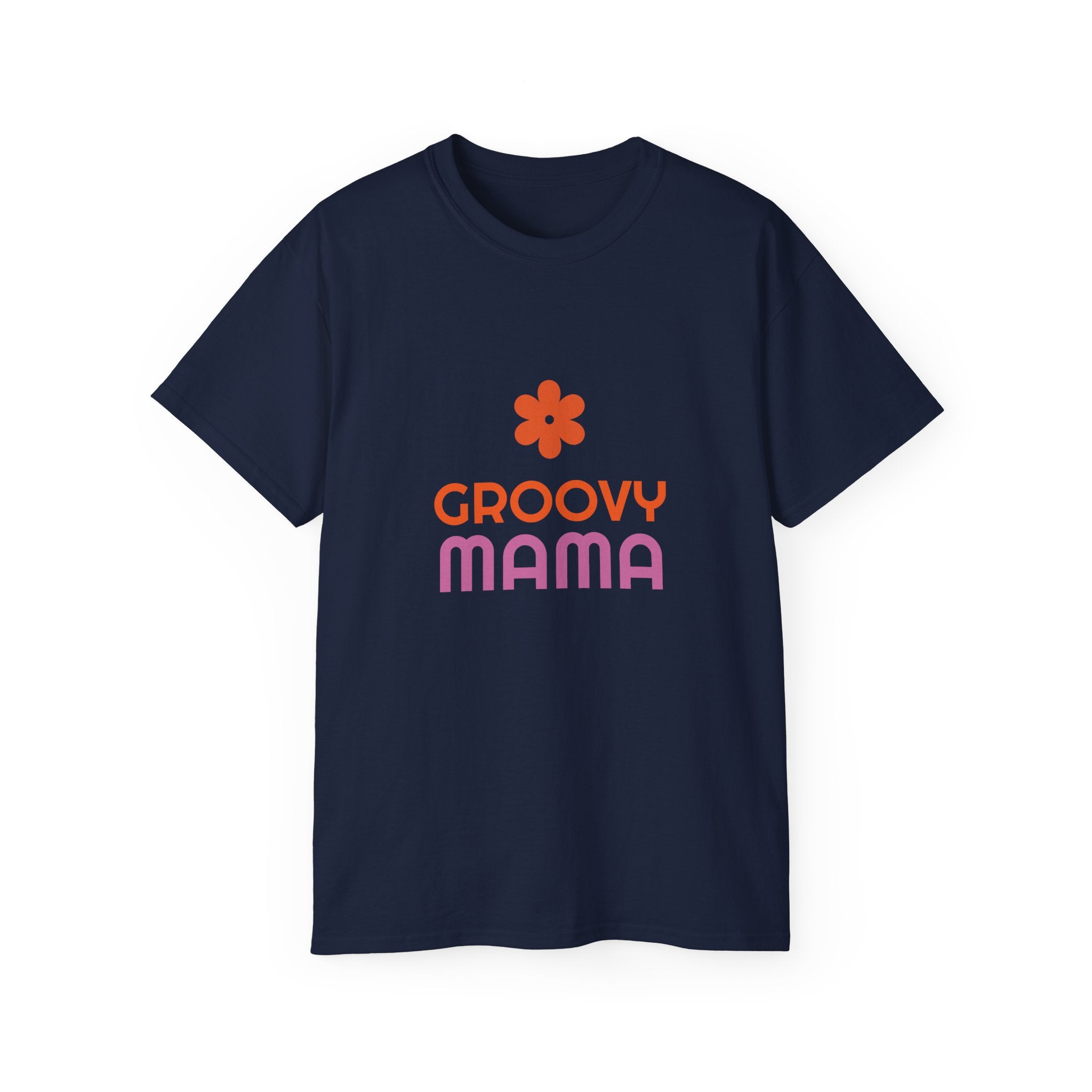 Groovy Mama Tee — Retro Flower Mother’s Day Gift