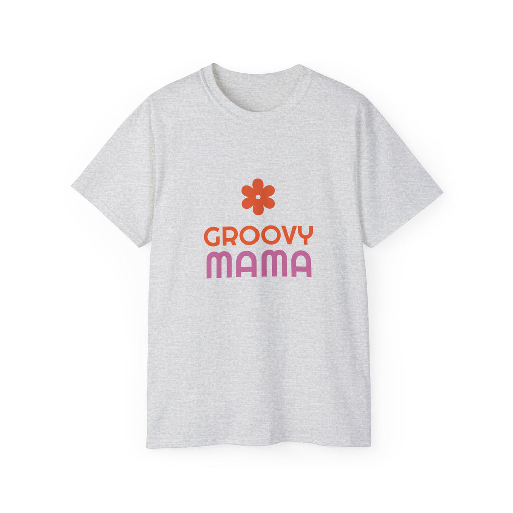 Groovy Mama Tee — Retro Flower Mother’s Day Gift