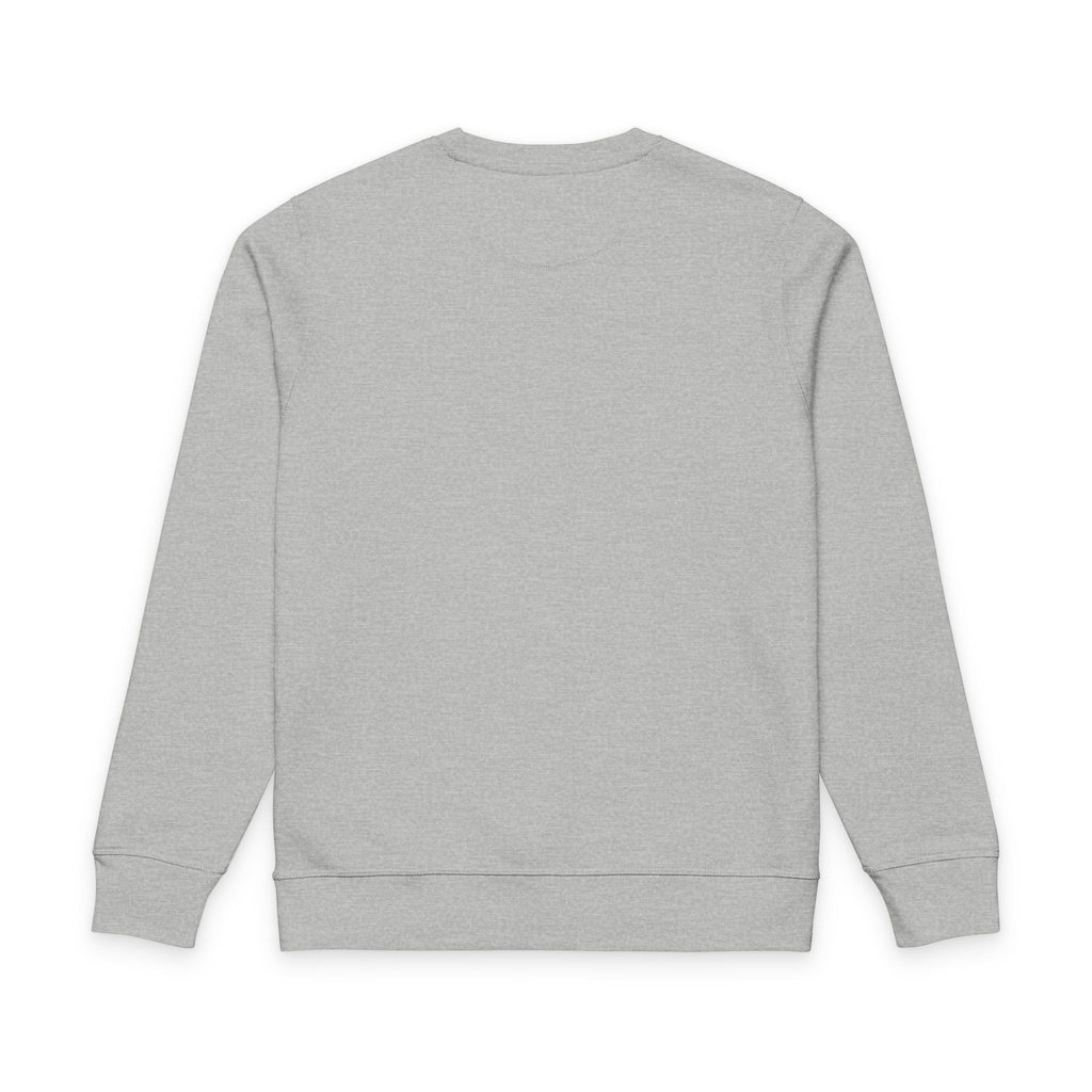 Dog Dad Sweatshirt – Minimal Paw Graphic Organic Crewneck