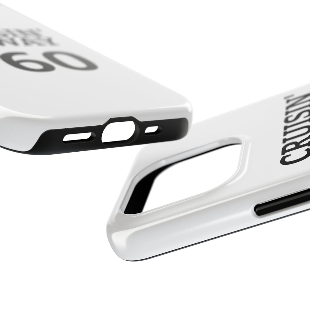Cruisin' My Way into 60 Tough Phone Case — 60th Birthday Retro Celebration