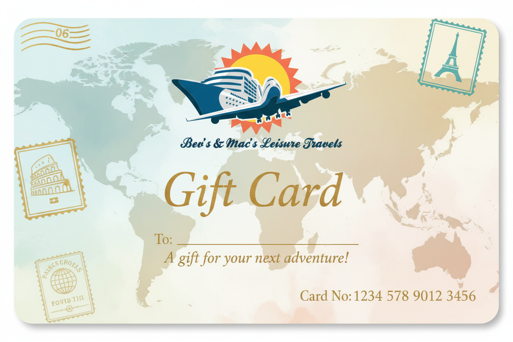 Bev's & Mac's Leisure Travels Gift Card
